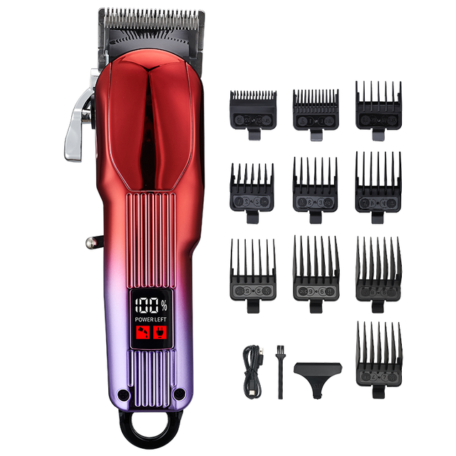 High Quality New Barber Hair Cordless Trimmer Men Rechargeable USB Electric Professional Hair for Battery Hotel Use