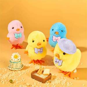 Bán Buôn Kẹo Đồ Chơi Sáng Tạo Gà Vịt Nhảy Trên Chuỗi Nhỏ Gà Gió-up Đồ Chơi Với Kẹo Cậu Bé Cô Gái Quà Tặng Sinh Nhật - Product Image 3