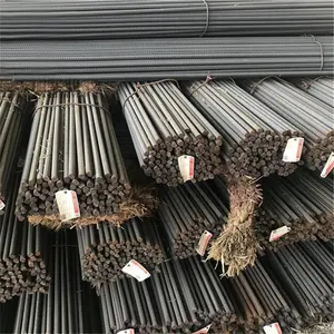 Material de construção china fabricante rebar de aço deformado em pacotes barra de aço de reforço de haste de ferro