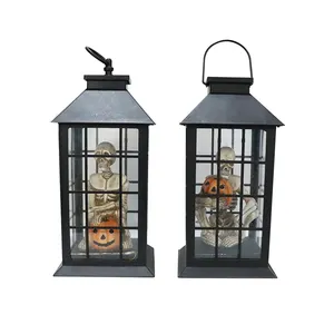 Personnalisé créatif citrouille squelette fantôme résine ornements crâne lampe enfants jouets cadeaux d'Halloween - Product Image 1