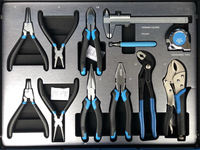 Servante d'Atelier à Sept Tiroirs en Acier Inoxydable, Meuble de Rangement pour Outils Métallique pour Réparation Automobile