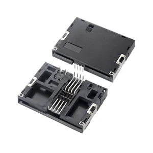 Good sales MUP-C843-2 High Quality SMT Type Card Connector landing technology smart card connector for verifone vx520