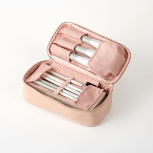 New Portable PU Leather Women Men Cosmetic <b>Bag</b> Case Removable <b>Toiletry</b> <b>Large</b> Capacity Waterproof Portable Travel Wash <b>Bag</b> - Product Image 1