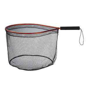 Ikeba Landing Net Aluminum Alloy Portable Short Handle Fishing Net For Pond And Stream Use - Product Image 1