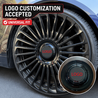 Enjoliveurs de roue flottants personnalisés en ABS finition chrome, auto-nivelants, avec logo personnalisé pour Ferrari Genesis Lexus, pour jantes de luxe