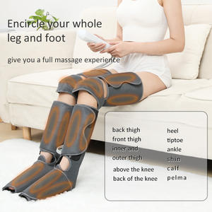Gamba Massaggiatore Compressione Vitello Della Coscia di Massaggio Del Piede, Regolabile Avvolge Disegno per la Maggior Parte Formato, Riscaldamento Caldo per Rilassarsi Muscolo della Gamba - Product Image 1