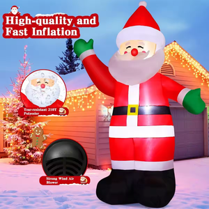 GOOSH Inflable al aire libre Navidad <span class=keywords><strong>Santa</strong></span> Decoraciones para festivales y fiestas Inflable <span class=keywords><strong>Santa</strong></span> <span class=keywords><strong>Claus</strong></span> - Product Image 4