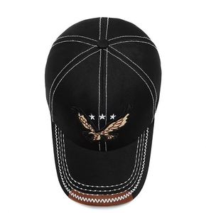 Casquette de baseball unisexe sportive en toile imprimée à 6 panneaux, réglable, avec boucle en cuivre doré, style printemps-été, brodée - Product Image 3