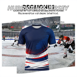 Camiseta de Fútbol Sublimada para Hombre, Cuello Redondo, Manga Corta, Absorbe la Humedad, Secado Rápido, Ajuste Atlético, 100% Poliéster, Estampado Degradado - Product Image 2