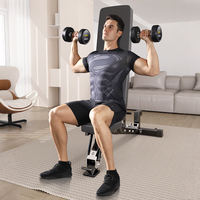 Banc de musculation pour salle de sport à domicile, banc de musculation réglable et pliable, banc d'entraînement multifonctionnel pour développé couché, abdominaux, inclinaison, plat, déclinaison