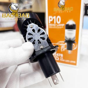 BAOBAO P10 Auto faro bombilla Super brillante cohete faro accesorios 60W lámpara frontal Kit coche LED H4 LED faro impermeable - Product Image 4