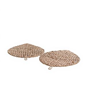 Ecoka OEM Tapis et sous-plats tissés à la main en jacinthe d'eau, style bohème moderne et luxueux, écologiques, isolants et résistants à la chaleur, Vietnam - Product Image 1
