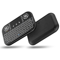 Clavier sans fil rétroéclairé 2,4 G A8 MINI, souris aérienne sans fil double mode BT avec pavé tactile, télécommande I8 A8, claviers rétroéclairés
