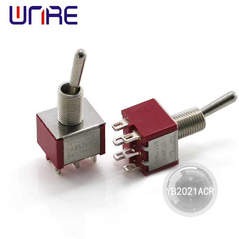 China Factory Dpdt 6A125v Toggle Switch