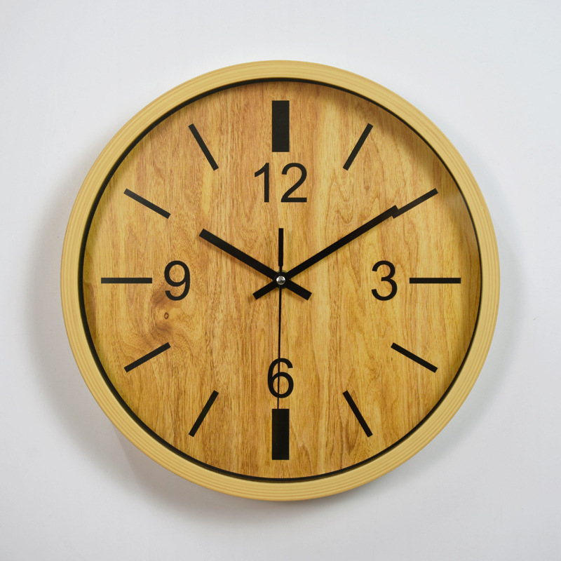 12 Zoll Bambus korn Kunststoff Wanduhr stille Quarzuhren Schlafzimmer  Wohnzimmer Digitaluhr fr Wohnkultur| Alibaba.com
