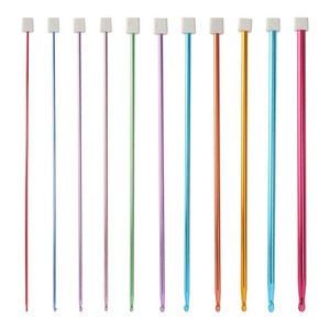 11: بيع بالجملة عالية الجودة أفغان الألومنيوم مجموعة الحياكة إبرة ديي الحرفية needles متماسكة - Product Image 4