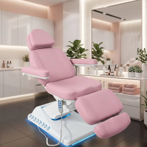 Table de Soin Électrique Réglable en Hauteur à 3 Moteurs avec Cadre Métallique – Mobilier de Salon Moderne pour Utilisation Extérieure et Salle de Bain, Idéale pour Extensions de Cils - Product Image 1