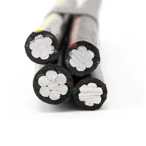 Aluminum Overhead XLPE Insulated Transportation Stable Fast Abc Low Voltage Power Cable