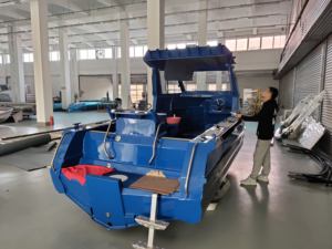 6m/20FT El <span class=keywords><strong>Mini</strong></span> barco de pesca de aluminio más rentable Diseño de puerta abierta - Product Image 6