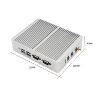 Nueva Computadora de Escritorio Industrial GoWin GY-K302 de Cuatro Núcleos J1900 Sin Ventilador, Doble Ethernet, Múltiples Puertos Seriales, SSD, Windows 10, Compacta