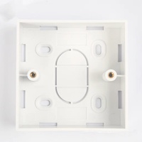 Boîtier de jonction de style britannique 86, 86*86*32mm, en plastique ignifuge haute résistance, encastrable, garantie 5 ans