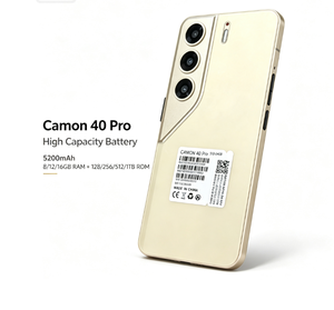 Teléfono Inteligente TECNO Camon 40 Pro 5G, Batería de 5200mAh, 8/12/16GB de RAM, 128/256/512/1TB de ROM, Color Dorado - Product Image 6