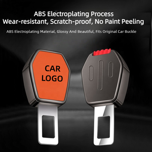 Hebilla de Cinturón de <span class=keywords><strong>Seguridad</strong></span> Portátil de Alta Calidad para Automóvil, Clip Ligero para Cinturón de <span class=keywords><strong>Seguridad</strong></span>, Fácil de Usar, Hebilla con Logotipo de Automóvil - Product Image 3