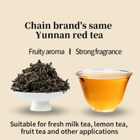 Thé noir pur fort, malté et riche, thé standard de l'UE CTC non mélangé à saveur d'Assam