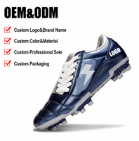 Chaussures de football classiques unisexes T90 FG en cuir K, coupe basse, à laçage asymétrique, antidérapantes, personnalisables, pour l'hiver et l'été, directement de l'usine