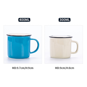 Venta al por mayor de porcelana <span class=keywords><strong>taza</strong></span> de té fogata logotipo personalizado Vintage a granel pintado a mano esmalte moteado <span class=keywords><strong>taza</strong></span> de café de cerámica - Product Image 6