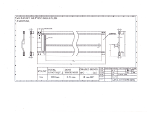 Repuestos para máquina textil JTJ, caña de perfil pequeño para telar de chorro de aire <span class=keywords><strong>Cranck</strong></span> TSU - Product Image 1