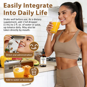 Suplemento Alimentar Orgânico de Tintura de Raiz de Alcaçuz OEM de Marca Própria para Suporte Digestivo e Intestinal - Gotas Líquidas de Extrato de Raiz de Alcaçuz - Product Image 5