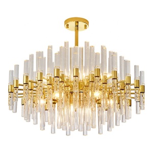 Işık lüks oturma odası basit restoran yatak parlaklık high end villa atmosferik lamba modern kristal avize - Product Image 1