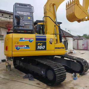 Excavadora Hidráulica Usada Komatsu PC160 de 16 Toneladas de Rendimiento Superior, Motor y Motor Principal Incluidos, de Segunda Mano en Venta - Product Image 1