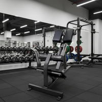 Bickfit BH1034 Banc romain commercial réglable à 45 degrés en métal durable pour extension dorsale unisexe