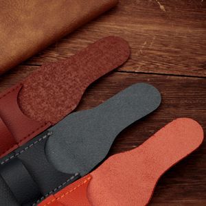 Nuevo Estuche para Lápices de PU de Color Sólido Minimalista, Estilo Ejecutivo, Diseño Portátil con Tapa Abatible, Grabado Personalizado de Logotipos/Textos, Hecho en China - Product Image 3