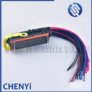 Connecteur étanche <span class=keywords><strong>automobile</strong></span> 55 broches/voies, module de faisceau de câbles pour camion, prise <span class=keywords><strong>PLD</strong></span> A0045450426 pour Mercedes DJ7552-3.5-21 1718248-1 - Product Image 1