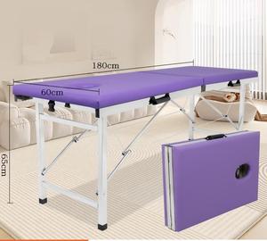 Nouveau lit de massage pliant professionnel en aluminium avec mousse à mémoire de forme et base en acier inoxydable pour la réhabilitation du salon de spa - Product Image 4
