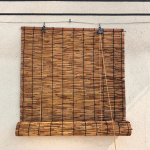 Stores en roseaux enroulables pour fenêtres, 80*240cmH, stores en roseaux naturels pour la décoration de la véranda, stores rétro pour l'intimité - Product Image 3