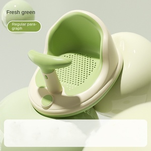 Nouveau-né enfant en bas âge produits de bain siège de <span class=keywords><strong>baignoire</strong></span> Safty <span class=keywords><strong>avec</strong></span> thermomètre siège de douche pour bébé Portable bébé chaise de bain - Product Image 5