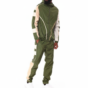 ชุดวอร์มเสื้อกันลมน้ำหนักเบาแบบสั่งทำพร้อมซิปปิดแขนยาวเข้ารูปเหมาะสำหรับการฝึกออกกำลังกาย - Product Image 1