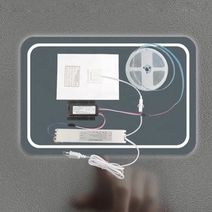 Tapis anti-buée PET intelligent pour miroir d'hôtel personnalisé avec interrupteur tactile, <span class=keywords><strong>variateur</strong></span> d'intensité pour coiffeuse, interrupteurs de salle de bain inductifs, anti-buée Bagen - Product Image 6