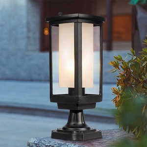 LED decoración al aire libre Villa patio jardín pared columna luz Pantalla de Cristal Super brillante IP65 impermeable - Product Image 3