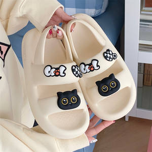 XIXITIAO femmes décontracté chat pantoufles <span class=keywords><strong>sandales</strong></span> et pantoufles plat plage dames mode 2022 été femmes pantoufle <span class=keywords><strong>sandales</strong></span> pour dames - Product Image 3