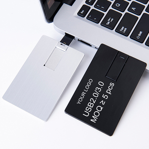 Tốc Độ Cao USB 3.0 Ổ Đĩa <span class=keywords><strong>Flash</strong></span> 128GB 16GB Kim Loại Thẻ Tín Dụng Hình Dạng Pendrive 32GB 3.0 Ngân Hàng Thẻ Memory Stick - Product Image 4