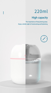 220ML LED veilleuse Mini Portable USB voiture petit humidificateur ménage brumisateur brumisateur avec Humidistat 1 an de garantie - Product Image 4
