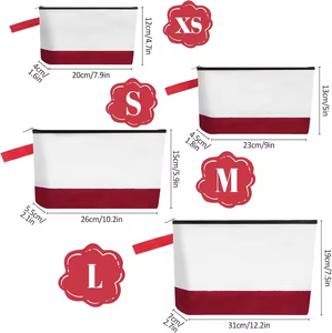 กระเป๋าเครื่องสำอางผ้าแคนวาสแฟชั่น Cangnan Perfect Bags พร้อมโลโก้ส่วนตัว ซิปสีดำ สำหรับเก็บผลิตภัณฑ์ความงามสำหรับสุภาพสตรี - Product Image 2