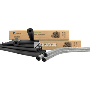 <span class=keywords><strong>Isolation</strong></span> en mousse de caoutchouc ignifuge HUAYUE FSK avec revêtement en feuille, anti-gel, épaissie, pour tuyaux solaires extérieurs - Product Image 1
