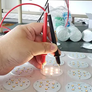 Placa de circuito impreso LED de 5cm y 10cm para bombillas led, placa de circuito impreso de fabricante redondo PCB LED de repuesto personalizado para focos LED