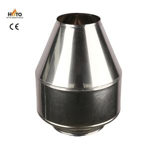 ปล่องปล่องควันหุ้มฉนวนผนังคู่ทำจากสเตนเลสสตีลได้รับการรับรอง CE สำหรับการเชื่อมต่อแบบบิดล็อคพื้นผิวกระจก - Product Image 5